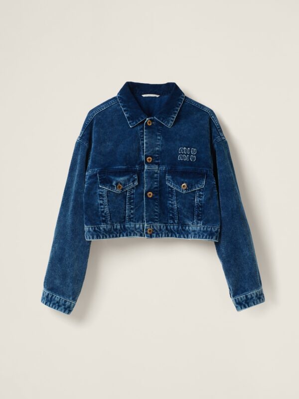 CROPPED CORDUROY JACKET
