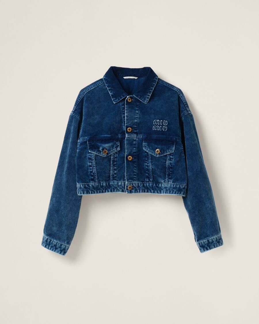 CROPPED CORDUROY JACKET
