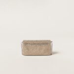 SATIN MINI BAG WITH CRYSTALS