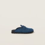 DENIM MULES SLIPPERS