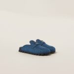 DENIM MULES SLIPPERS
