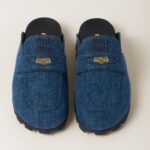 DENIM MULES SLIPPERS
