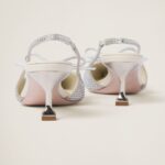 SATIN 55 SLINGBACKS PUMPS