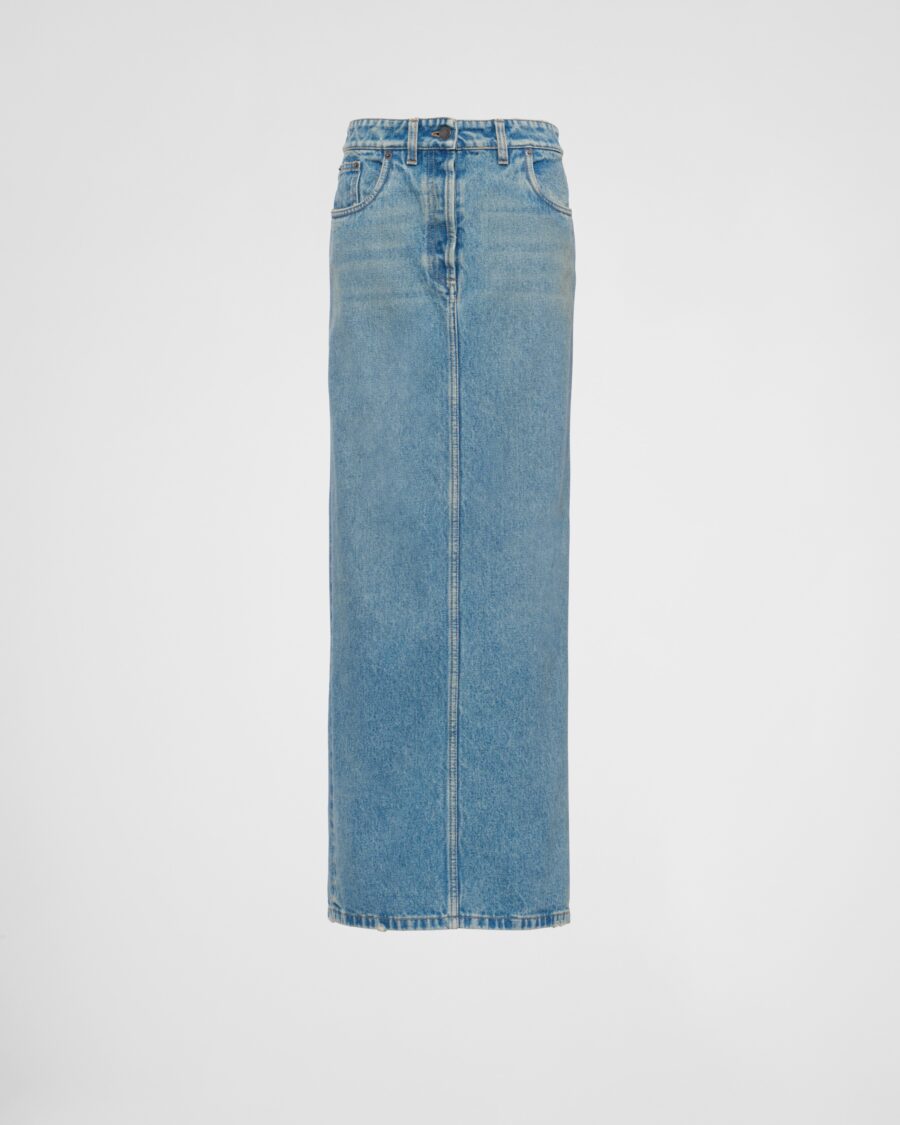 DENIM MAXI SKIRT