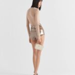 SHEER JERSEY BODYSUIT
