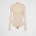 SHEER JERSEY BODYSUIT
