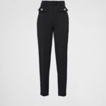 WOOL SATIN PANTS