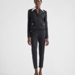 WOOL SATIN PANTS