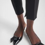 WOOL SATIN PANTS