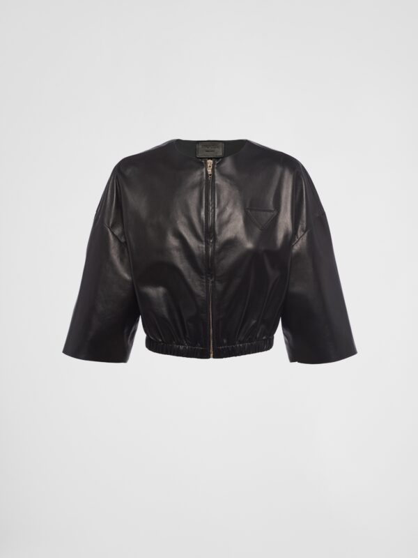 NAPPA LEATHER BOMBER JACKET