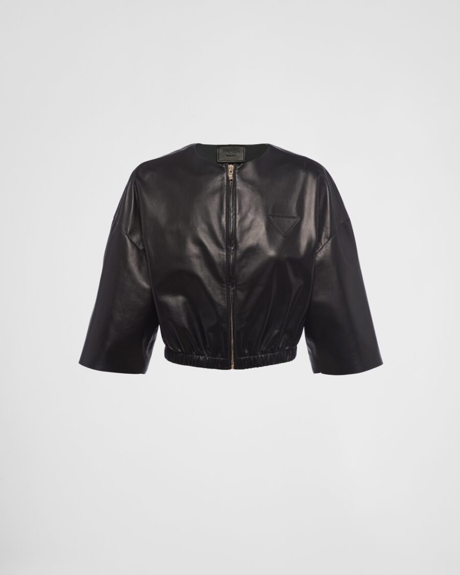 NAPPA LEATHER BOMBER JACKET