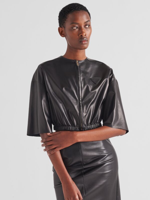 NAPPA LEATHER BOMBER JACKET