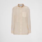 EMBROIDERED ORGANZA SHIRT