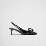 PATENT LEATHER SLINGBACKS