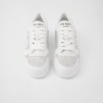 LEATHER SNEAKERS WITH CRYSTALS