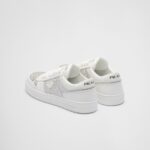 LEATHER SNEAKERS WITH CRYSTALS