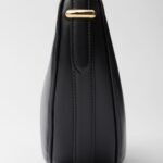 ARQUÉ RE-NYLON AND BRUSHED LEATHER SHOULDER BAG
