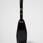 ARQUÉ RE-NYLON AND BRUSHED LEATHER SHOULDER BAG