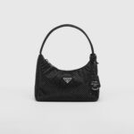 SATIN MINI BAG WITH CRYSTALS
