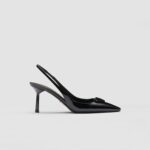 PATENT LEATHER SLINGBACKS