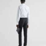 SMOKING COTTON STRETCH SHIRT