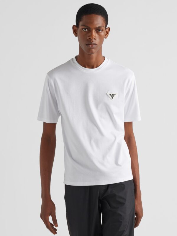 COTTON TEE WITH LOGO