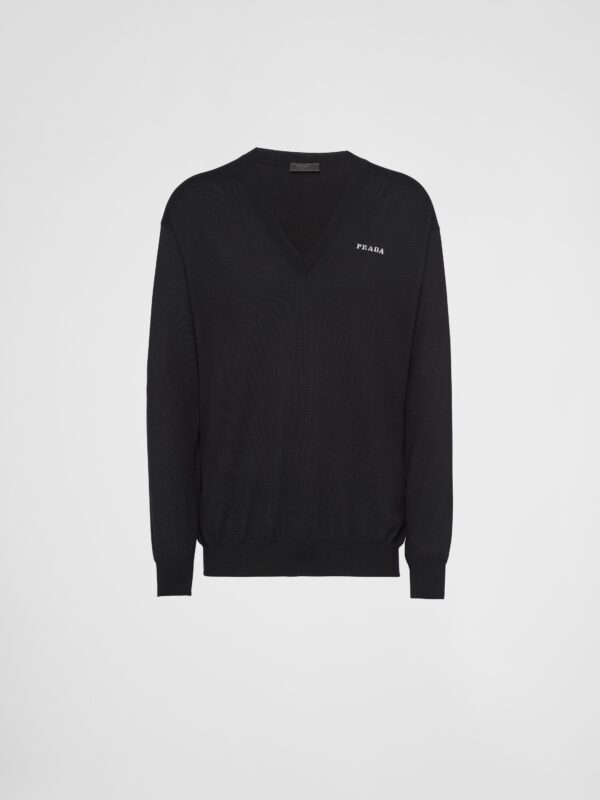 V NECK CASHMERE SWEATER