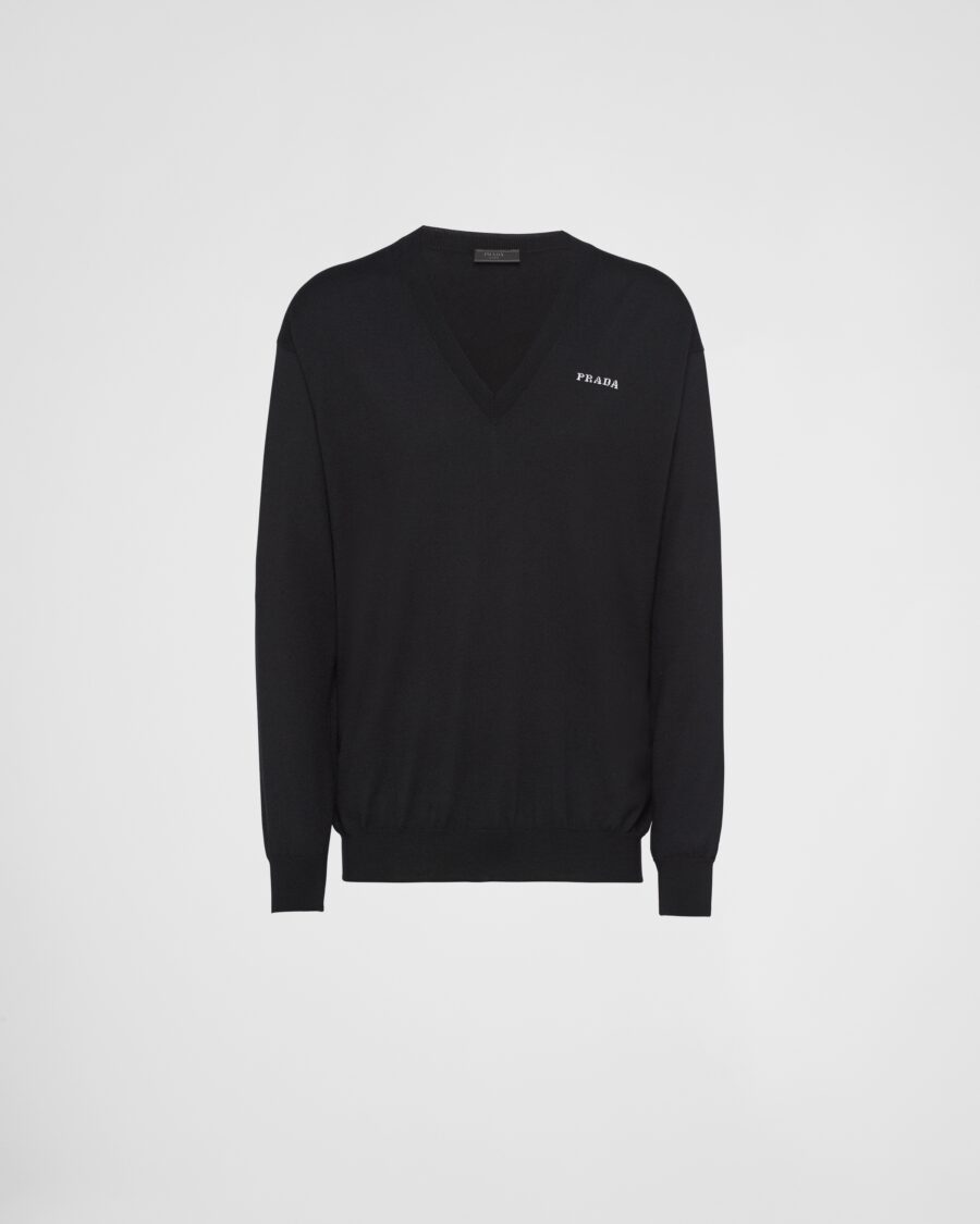 V NECK CASHMERE SWEATER