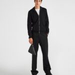 WOOL ZIP CARDIGAN