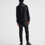 TECHNICAL COTTON AND RE-NYLON SWEATSHIRT