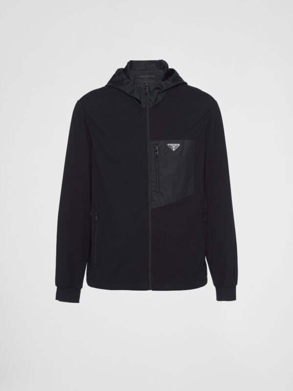 TECHNICAL COTTON AND RE-NYLON SWEATSHIRT
