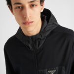 TECHNICAL COTTON AND RE-NYLON SWEATSHIRT