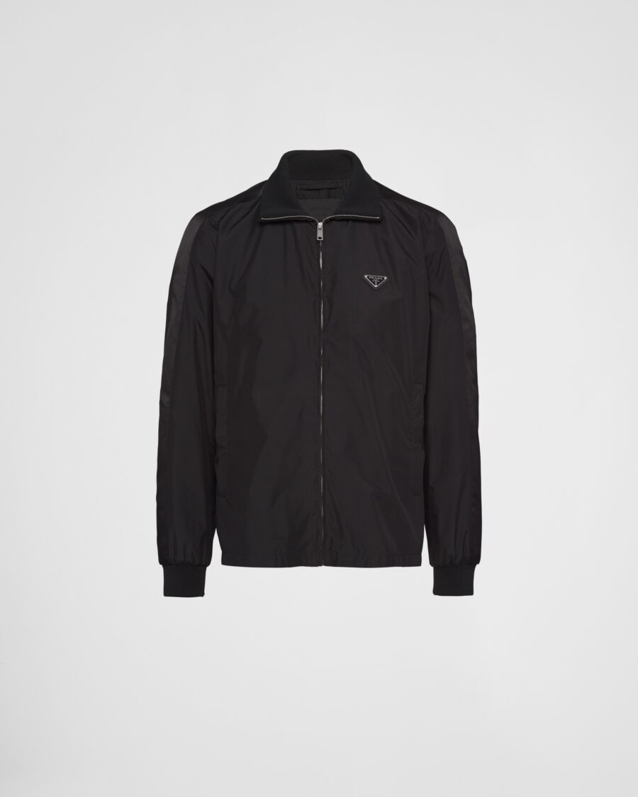 SILK BLEND BLOUSON JACKET
