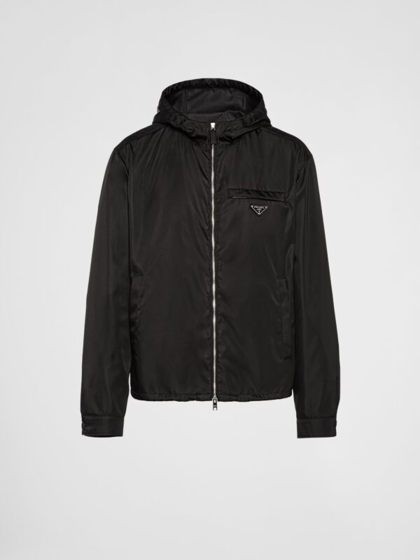 RE NYLON HOODED BLOUSON JACKET