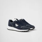 NUBUCK AND RE NYLON SNEAKERS