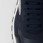 NUBUCK AND RE NYLON SNEAKERS