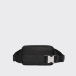 RE-NYLON AND SAFFIANO LEATHER BELT BAG