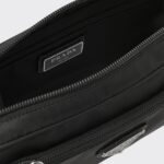 RE-NYLON AND SAFFIANO LEATHER BELT BAG
