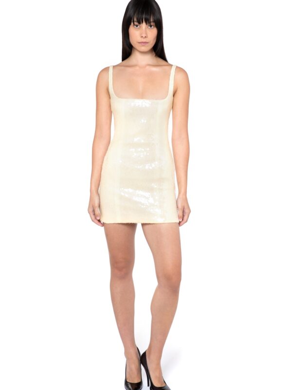 SIOR MINI DRESS IN GIRASOLE SEQUIN