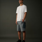 METROPOLIS FLEECE MIXED SWEAT SHORTS