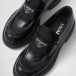 BRUSHED LEATHER LOAFERS