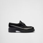 BRUSHED LEATHER LOAFERS