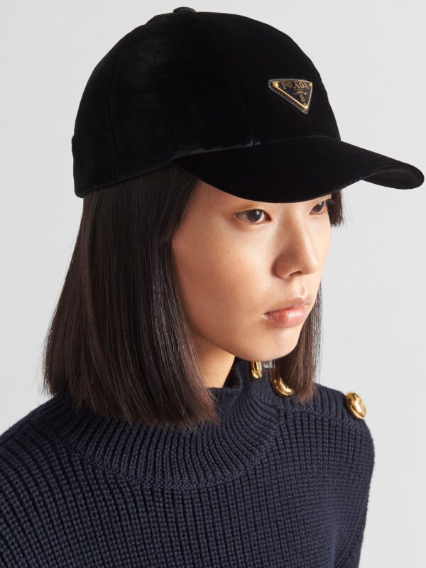 VELVET LOGO CAP
