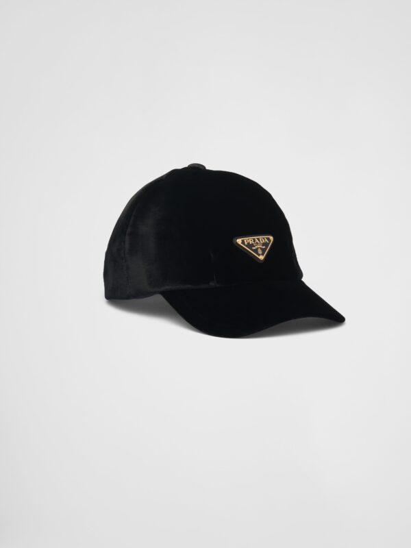 VELVET LOGO CAP