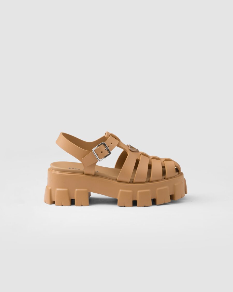 RUBBER MONOLITH SANDAL