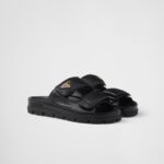 NAPPA LEATHER SLIDES