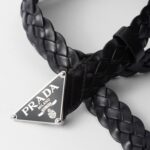 LEATHER WOVEN BELT