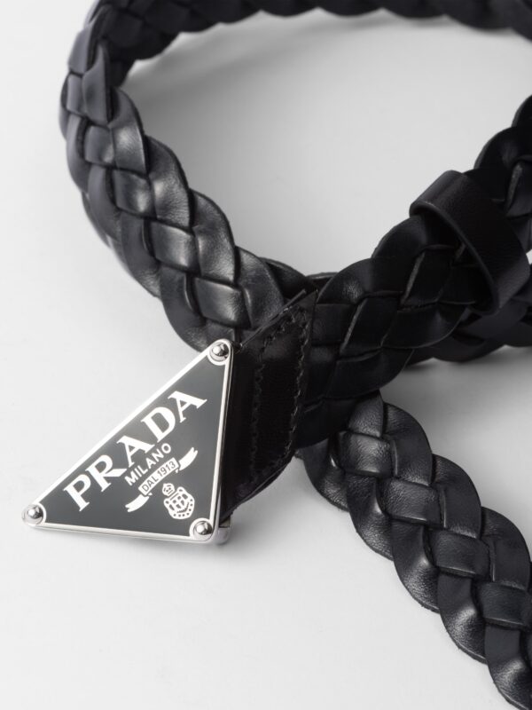 LEATHER WOVEN BELT