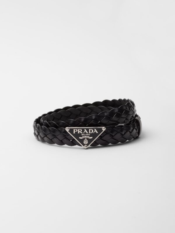 LEATHER WOVEN BELT