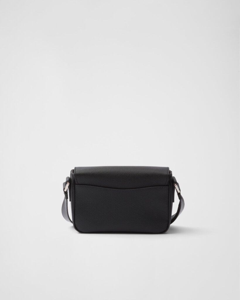 SAFFIANO LEATHER SHOULDER BAG - Helga Design